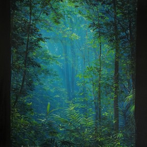 BOSQUE AZUL VERDE